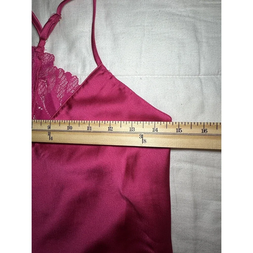 ETAM Fuchsia Lace Feminine Romantic Camisole Women's‎ SIZE SMALL NWOT